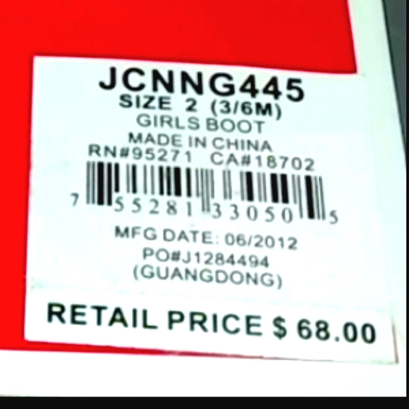 Juicy Couture Warm Stylish Baby Boots NWT - Picture 8 of 9